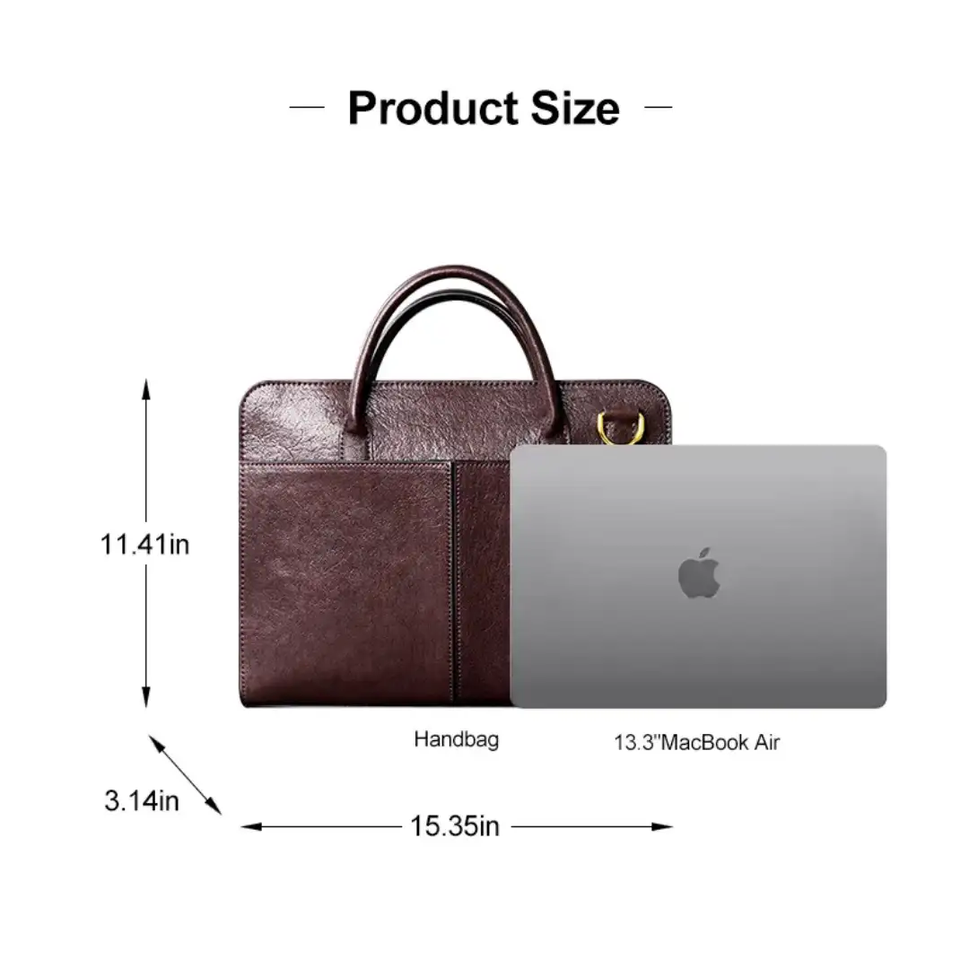 Sac cuir pour ordinateur